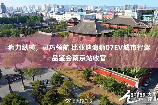 狮力纵横，灵巧领航 比亚迪海狮07EV城市智驾品鉴会南京站收官